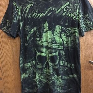 Mens Skull Mardi Gras T-shirt